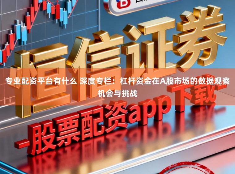 专业配资平台有什么 深度专栏：杠杆资金在A股市场的数据观察机会与挑战