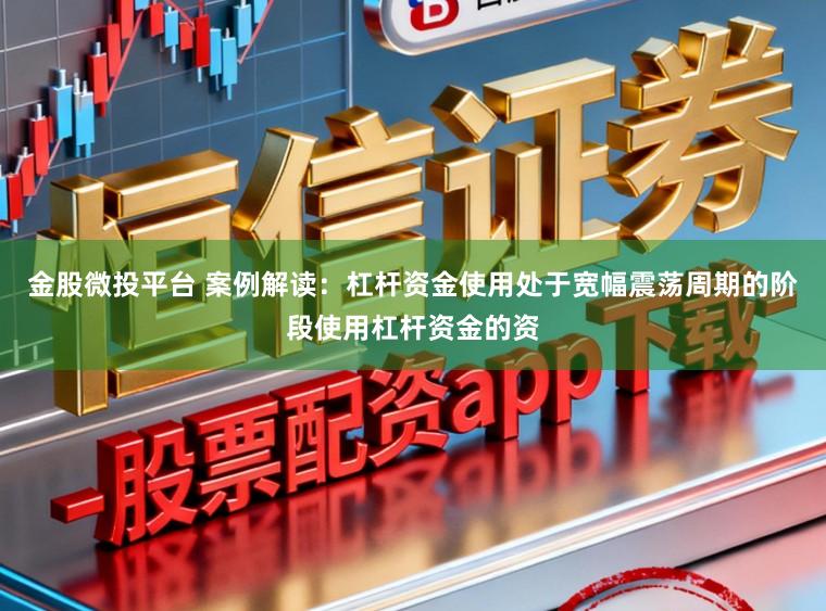 金股微投平台 案例解读：杠杆资金使用处于宽幅震荡周期的阶段使用杠杆资金的资
